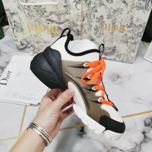 Dior Womens Mens Shoes Sneakers Luxury Brand Unisex Design D-CONNECT SNEAKER