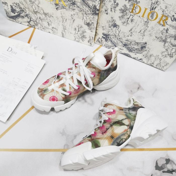 Dior Womens Mens Shoes Sneakers Luxury Brand Unisex Design D-CONNECT SNEAKER