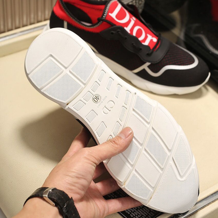 Dior Men Shoes Sneakers Casual Luxury Brand Slip On Breathable Mens Shoes B21 Sneaker