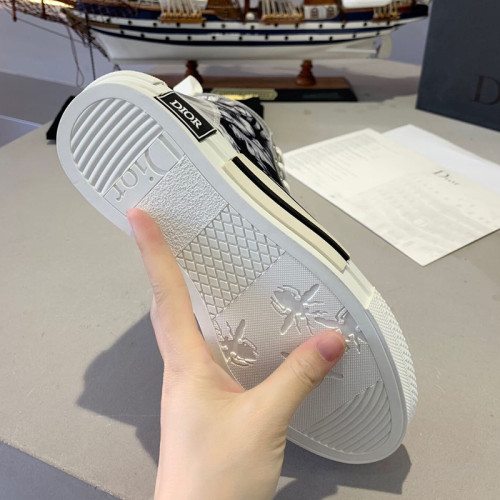 Dior Womens Mens Shoes Sneakers Luxury Brand Unisex Design B23 High-Top Sneaker with Box
