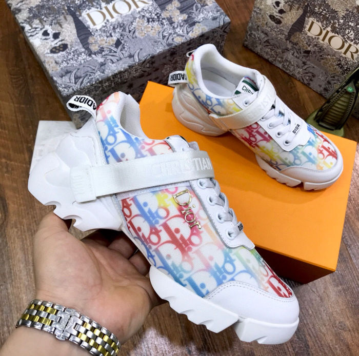 Dior Womens Mens Shoes Sneakers Luxury Brand Unisex Design D-CONNECT SNEAKER