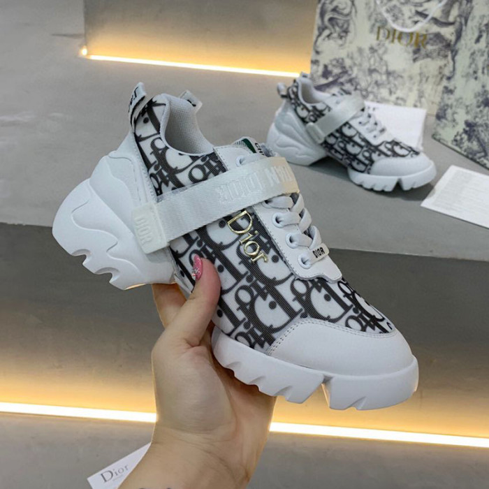 Dior Womens Mens Shoes Sneakers Luxury Brand Unisex Design D-CONNECT SNEAKER