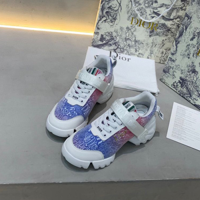 Dior Womens Mens Shoes Sneakers Luxury Brand Unisex Design D-CONNECT SNEAKER