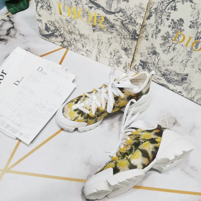 Dior Womens Mens Shoes Sneakers Luxury Brand Unisex Design D-CONNECT SNEAKER