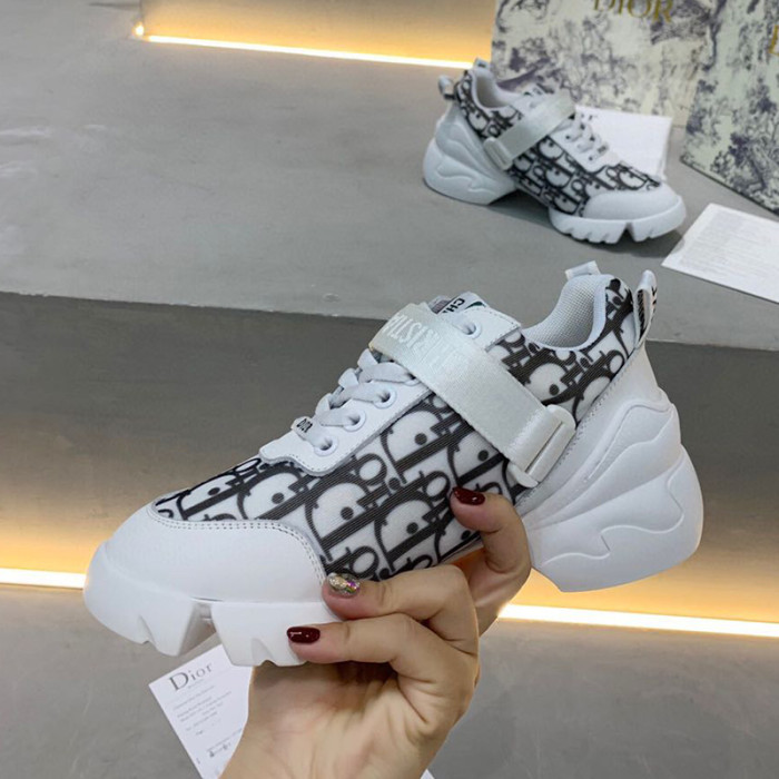 Dior Womens Mens Shoes Sneakers Luxury Brand Unisex Design D-CONNECT SNEAKER