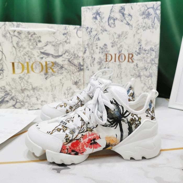 Dior Womens Mens Shoes Sneakers Luxury Brand Unisex Design D-CONNECT SNEAKER