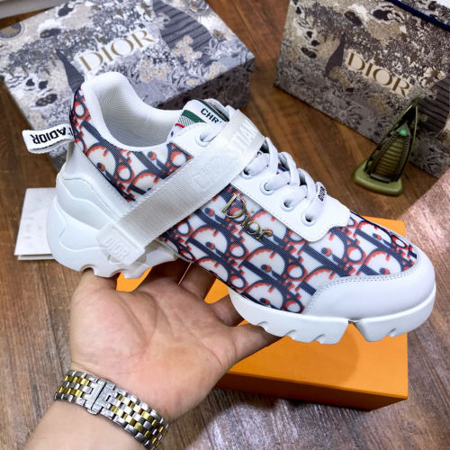 Dior Womens Mens Shoes Sneakers Luxury Brand Unisex Design D-CONNECT SNEAKER