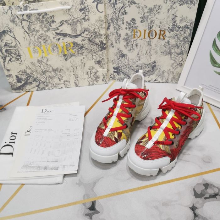 Dior Womens Mens Shoes Sneakers Luxury Brand Unisex Design D-CONNECT SNEAKER