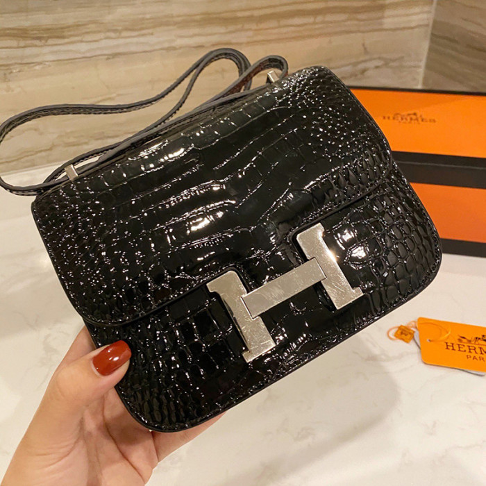 Hermes Womens Bags Crossbody Shoulder Bags Luxury Brand Fashion Hermès Constance Epsom Women Bag