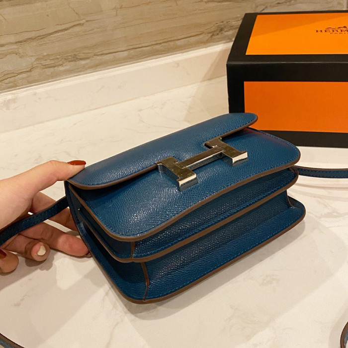Hermes Womens Bags Crossbody Shoulder Bags Luxury Brand Fashion Hermès Constance Epsom Women Bag