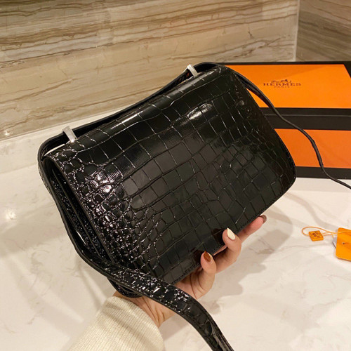Hermes Womens Bags Crossbody Shoulder Bags Luxury Brand Fashion Hermès Constance Epsom Women Bag