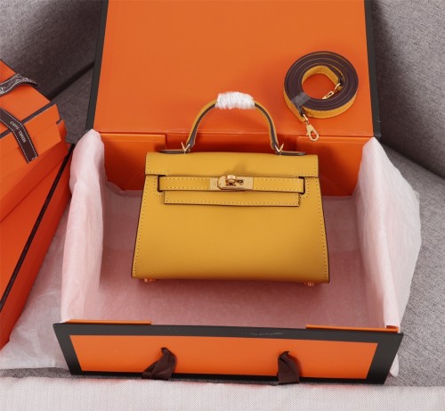 Hermes Womens Bags Handbags Luxury Brand Fashion Hermès Kelly Mini Kelly Second Generation Totes