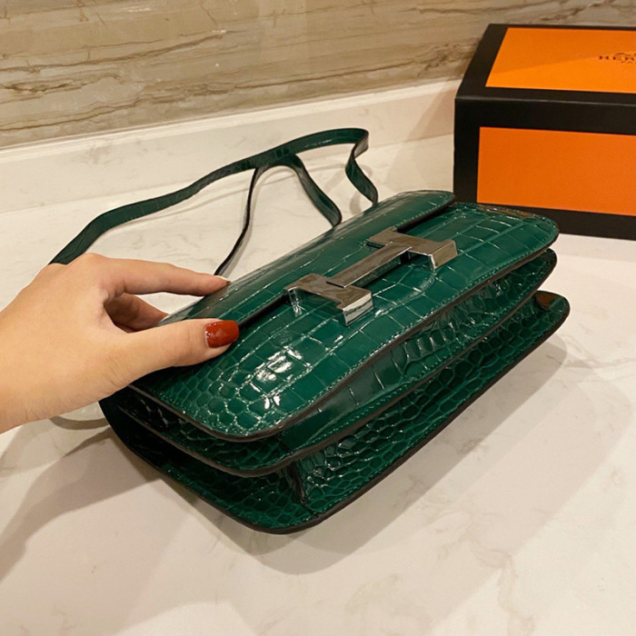 Hermes Womens Bags Crossbody Shoulder Bags Luxury Brand Fashion Hermès Constance Epsom Women Bag