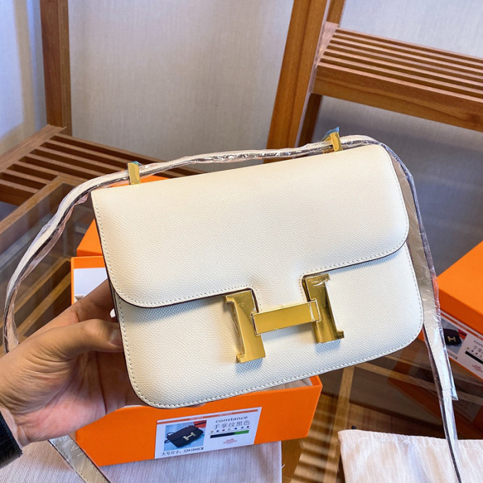 Hermes Womens Bags Crossbody Shoulder Bags Luxury Brand Fashion Hermès Constance Epsom Women Bag
