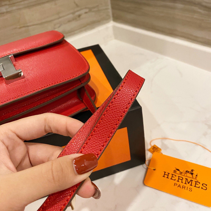 Hermes Womens Bags Crossbody Shoulder Bags Luxury Brand Fashion Hermès Constance Epsom Women Bag