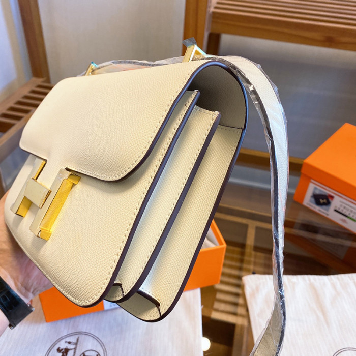 Hermes Womens Bags Crossbody Shoulder Bags Luxury Brand Fashion Hermès Constance Epsom Women Bag