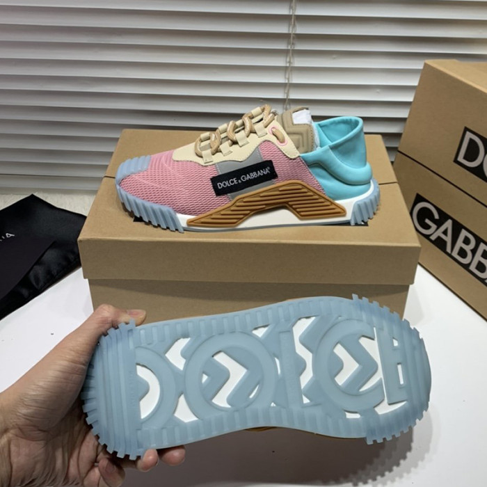 Dolce&Gabbana Womens Shoes Sneakers Luxury Brand Fashion Ns1 Slip On Sneakers In Mixed Materials CK1755AJ9688J030