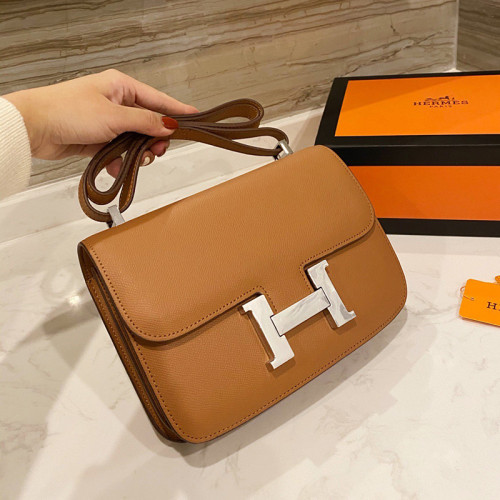 Hermes Womens Bags Crossbody Shoulder Bags Luxury Brand Fashion Hermès Constance Epsom Women Bag