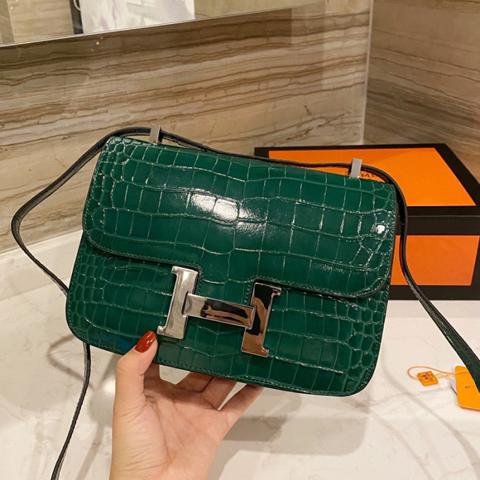 Hermes Womens Bags Crossbody Shoulder Bags Luxury Brand Fashion Hermès Constance Epsom Women Bag