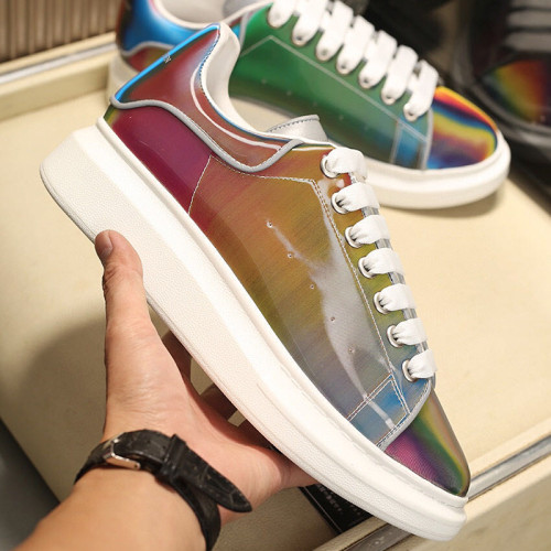 Alexander McQueen Womens Mens Shoes Fashion Sneakers Unisex Design Luxury Brand Oversized Sneaker with Box