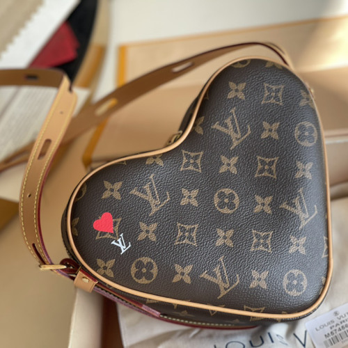 Louis Vuitton Womens Bags Handbags Luxury Brand GAME ON COEUR Shoulder Bags with Original Box