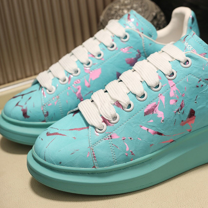Alexander McQueen Womens Mens Shoes Fashion Sneakers Unisex Design Luxury Brand Oversized Sneaker with Box