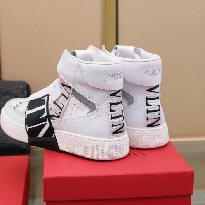 Valentino Garavani Mid-Top Calfskin VL7N Sneaker With Bands Mens Shoes Sneakers Luxury Brand with Box VY2S0E03WRQ24P