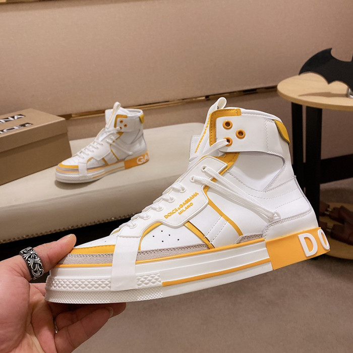 Dolce&Gabbana Men Shoes High Top Luxury Sneakers