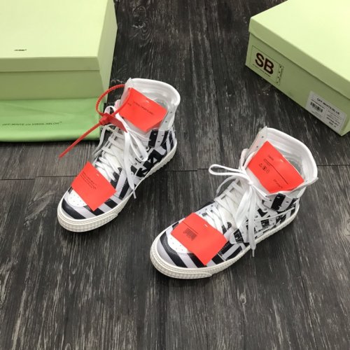 Off-White Men Womens Shoes High Top Sneakers Luxury Brand