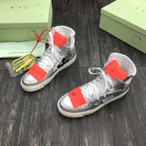 Off-White Men Womens Shoes High Top Sneakers Luxury Brand