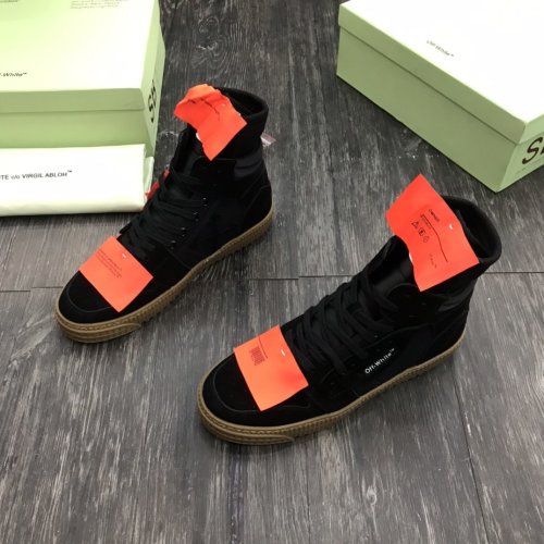 Off-White Men Womens Shoes High Top Sneakers Luxury Brand