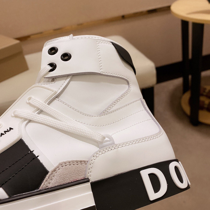 Dolce&Gabbana Men Shoes High Top Luxury Sneakers