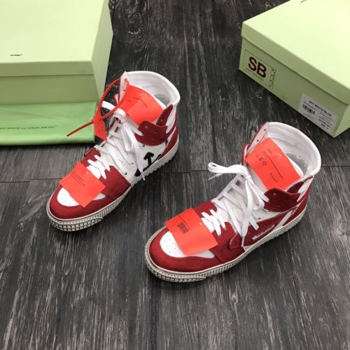 Off-White Men Womens Shoes High Top Sneakers Luxury Brand