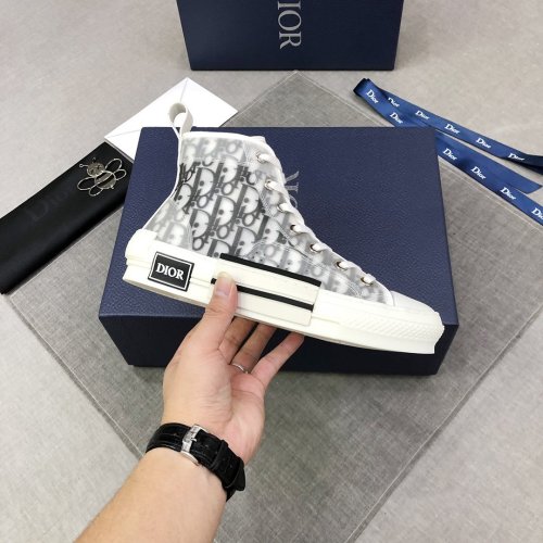 Dior Men Women Shoes Luxury B23 Sneakers