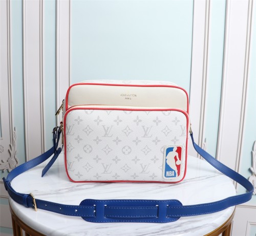 Louis Vuitton Mens Bags Messenger Bag Luxury Brand Antartica LVXNBA NIL MESSENGER Bag M45583 with Box