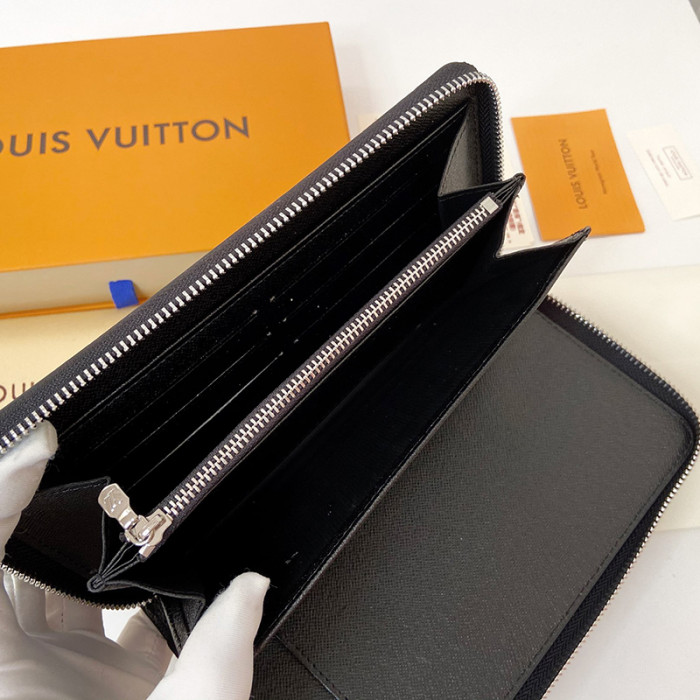 Louis Vuitton Womens Clutch Wallet Purse Bags Luxury Fashion Type Brown Monogram ZIPPY WALLET with Original Box