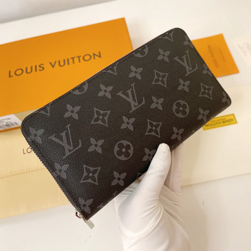 Louis Vuitton Womens Clutch Wallet Purse Bags Luxury Fashion Type Brown Monogram ZIPPY WALLET with Original Box