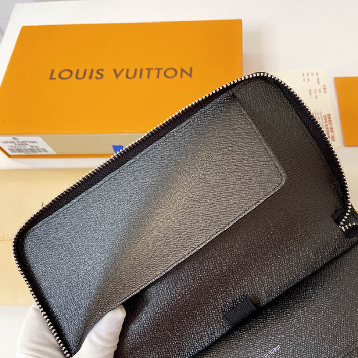 Louis Vuitton Womens Clutch Wallet Purse Bags Luxury Fashion Type Brown Monogram ZIPPY WALLET with Original Box