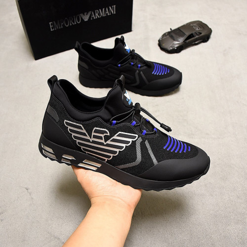 Armani Men Shoes Sneakers Fashion Design Luxury Brand Design