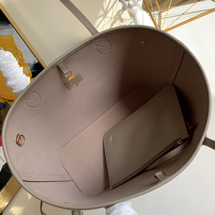 Louis Vuitton Womens Bags Handbags Luxury Brand Fashion Type NEVERFULL MM Galet Epi Leather M56947