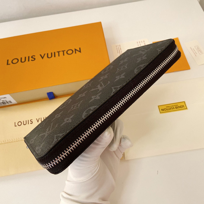 Louis Vuitton Womens Clutch Wallet Purse Bags Luxury Fashion Type Brown Monogram ZIPPY WALLET with Original Box