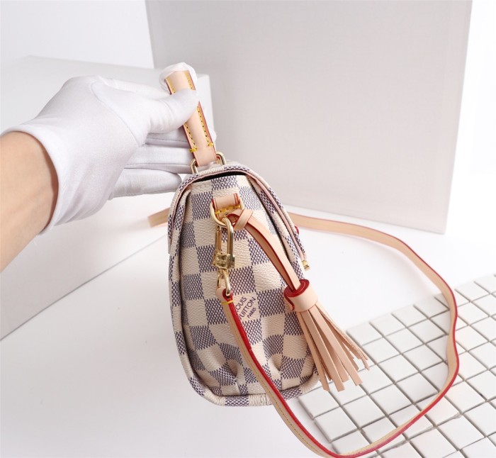 Louis Vuitton Womens Bags Handbags Luxury Brand CROISETTE Damier Azur Canvas Women Shoulder Bags N41581