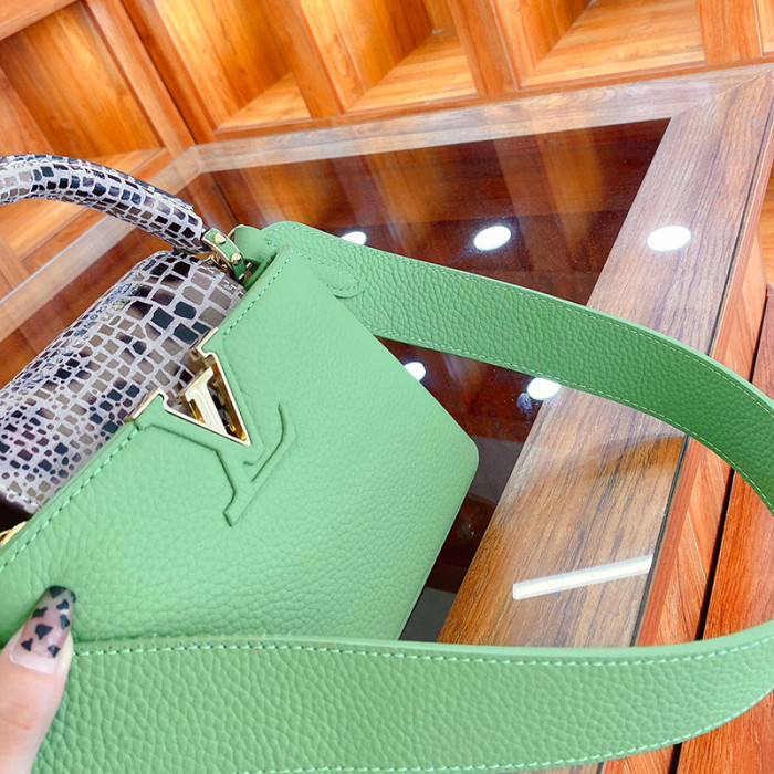 Louis Vuitton Womens Bags Handbags Luxury Brand CAPUCINES MINI Messenger Shoulder Bags with Original Box
