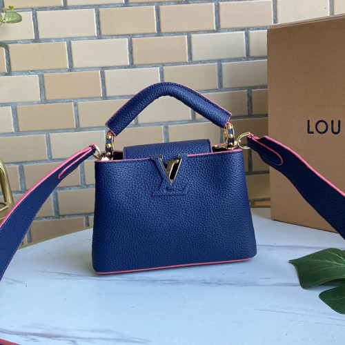 Louis Vuitton Womens Bags Handbags Luxury Brand CAPUCINES MINI Messenger Shoulder Bags with Original Box