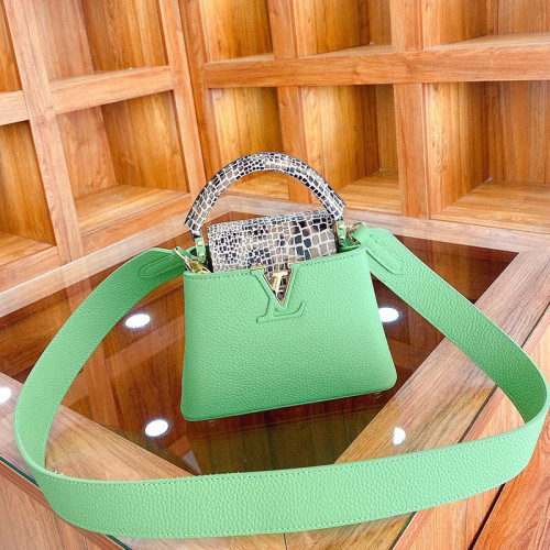 Louis Vuitton Womens Bags Handbags Luxury Brand CAPUCINES MINI Messenger Shoulder Bags with Original Box