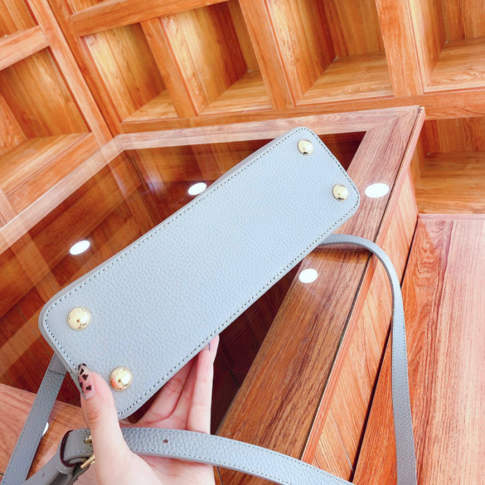 Louis Vuitton Womens Bags Handbags Luxury Brand CAPUCINES BB Taurillon Leather Messenger Shoulder Bags with Original Box