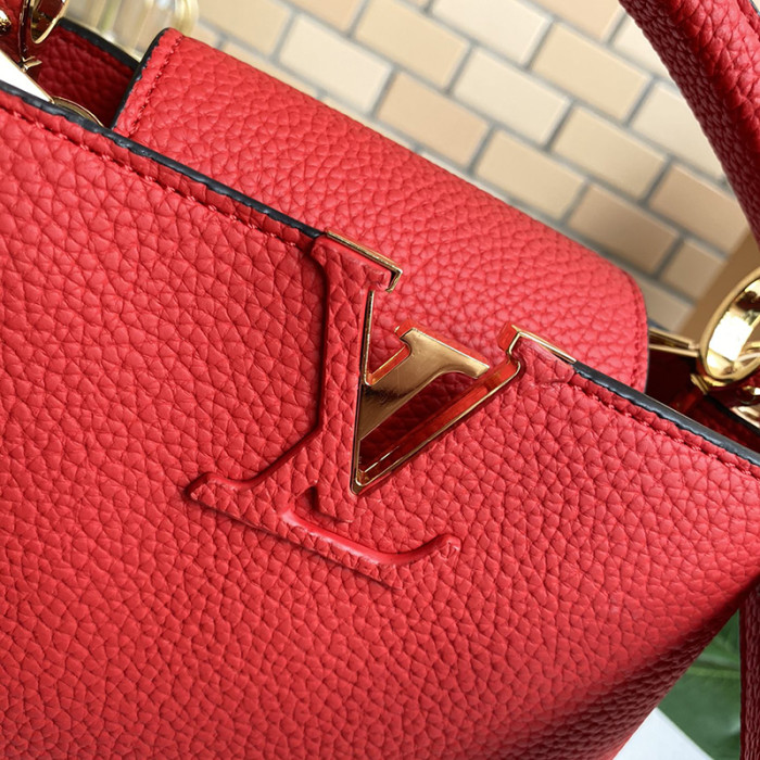 Louis Vuitton Womens Bags Handbags Luxury Brand CAPUCINES MINI Messenger Shoulder Bags with Original Box