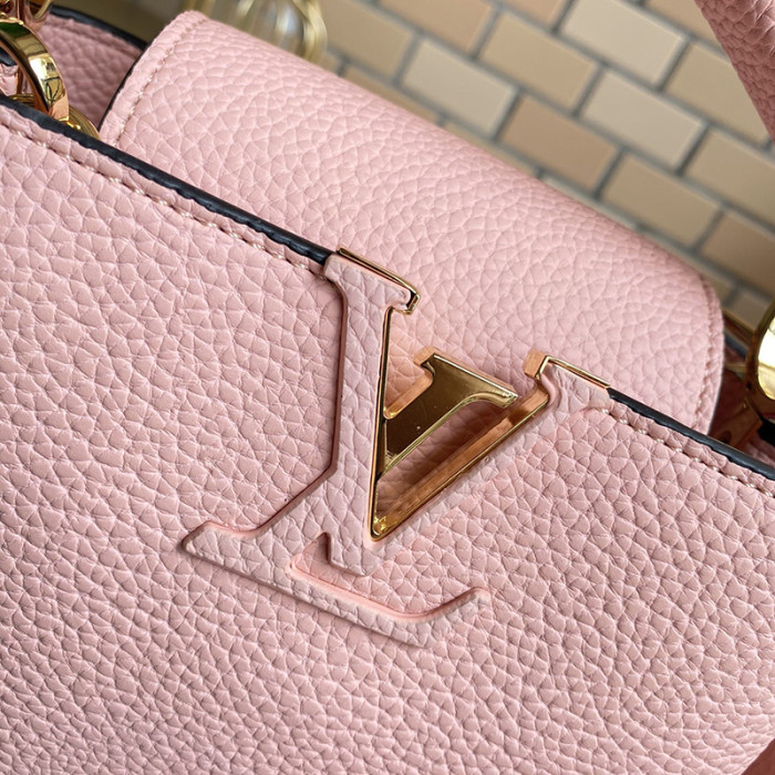 Louis Vuitton Womens Bags Handbags Luxury Brand CAPUCINES MINI Messenger Shoulder Bags with Original Box