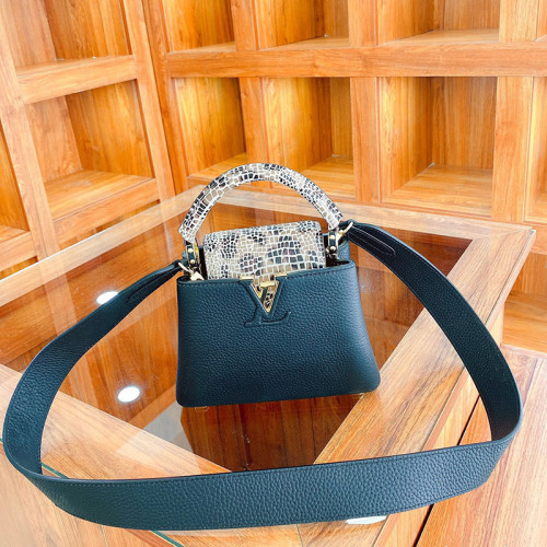 Louis Vuitton Womens Bags Handbags Luxury Brand CAPUCINES MINI Messenger Shoulder Bags with Original Box