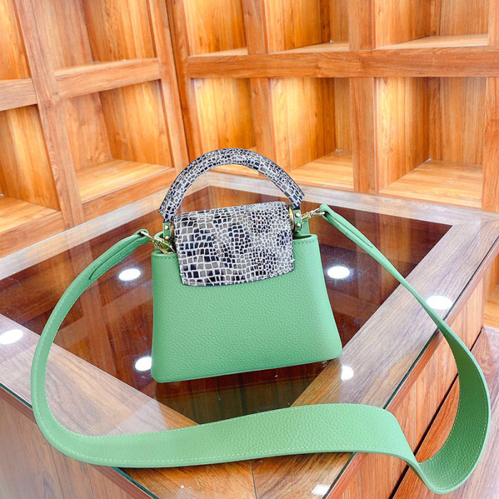 Louis Vuitton Womens Bags Handbags Luxury Brand CAPUCINES MINI Messenger Shoulder Bags with Original Box